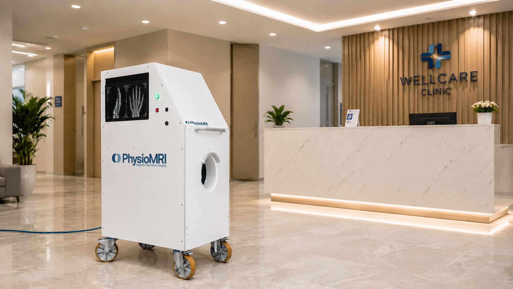 PhysioMRI resonanacia magnetica portátil en clínicas PhysioMRI resonancia magnética para extremidades 100% portatil